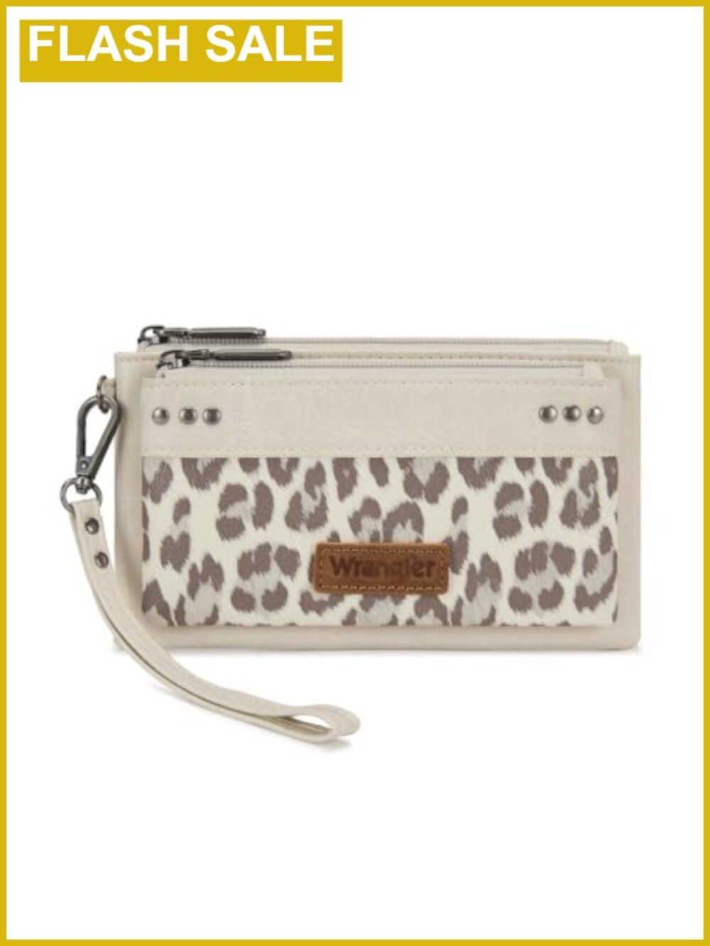 Faux Leather RFID Zipper Clutch Wallet with Card Slots for Women
